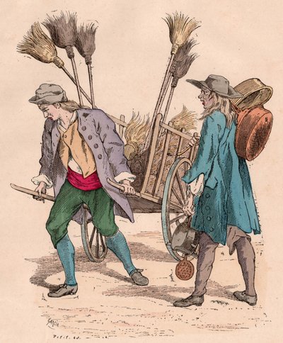 A Broom-Seller and a Copper-Smith by Unknown